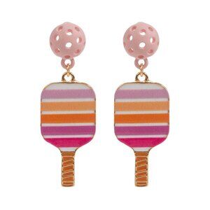 PICKLEBALL PADDLE DANGLE EARRING